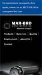 Mobile Screenshot of mar-bro.com