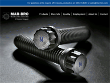 Tablet Screenshot of mar-bro.com